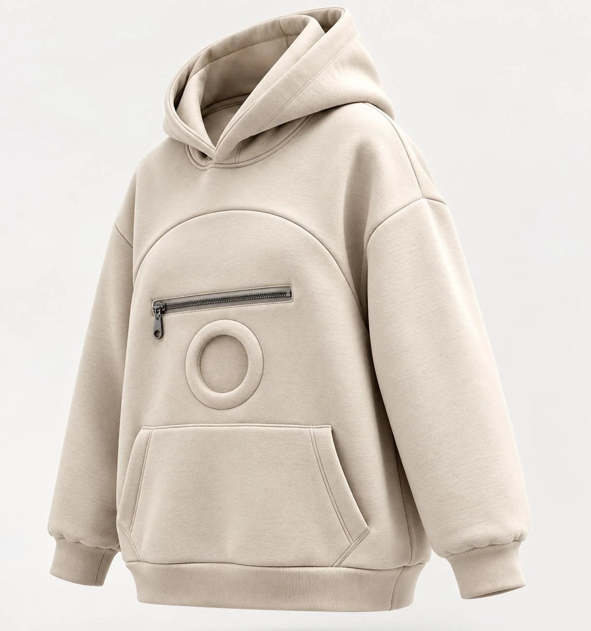 Pofella Evcil Hayvan Taşıma Cepli Kapüşonlu Sweatshirt