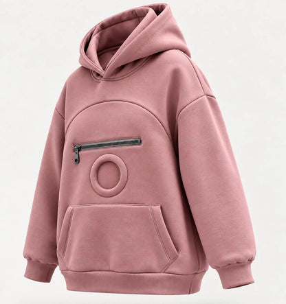 Pofella Evcil Hayvan Taşıma Cepli Kapüşonlu Sweatshirt